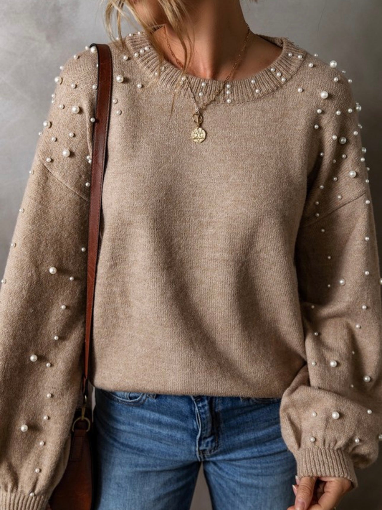 Pearled Sweater