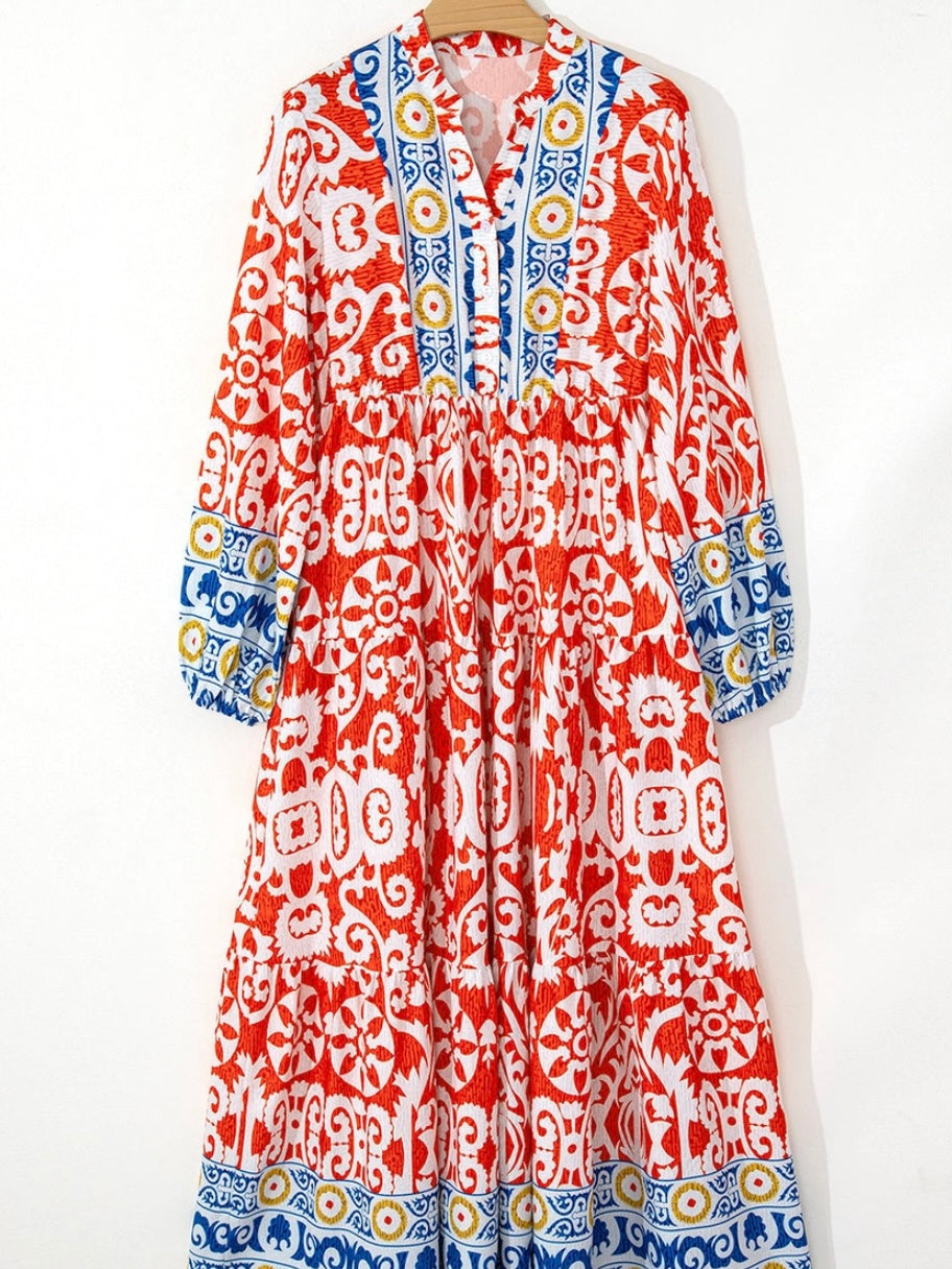Spanish Boho Maxi Dress