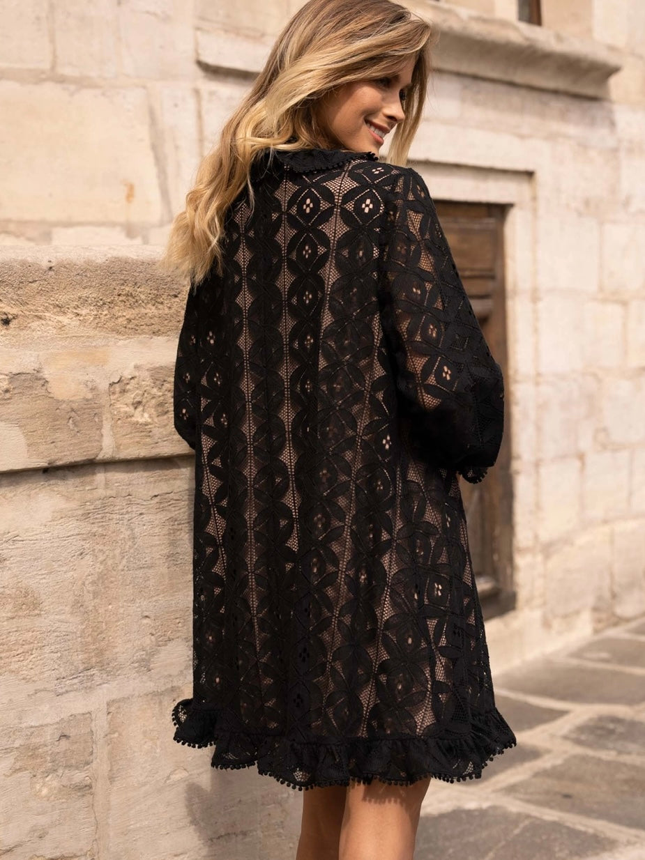 Eugenie Cotton Lace Dress