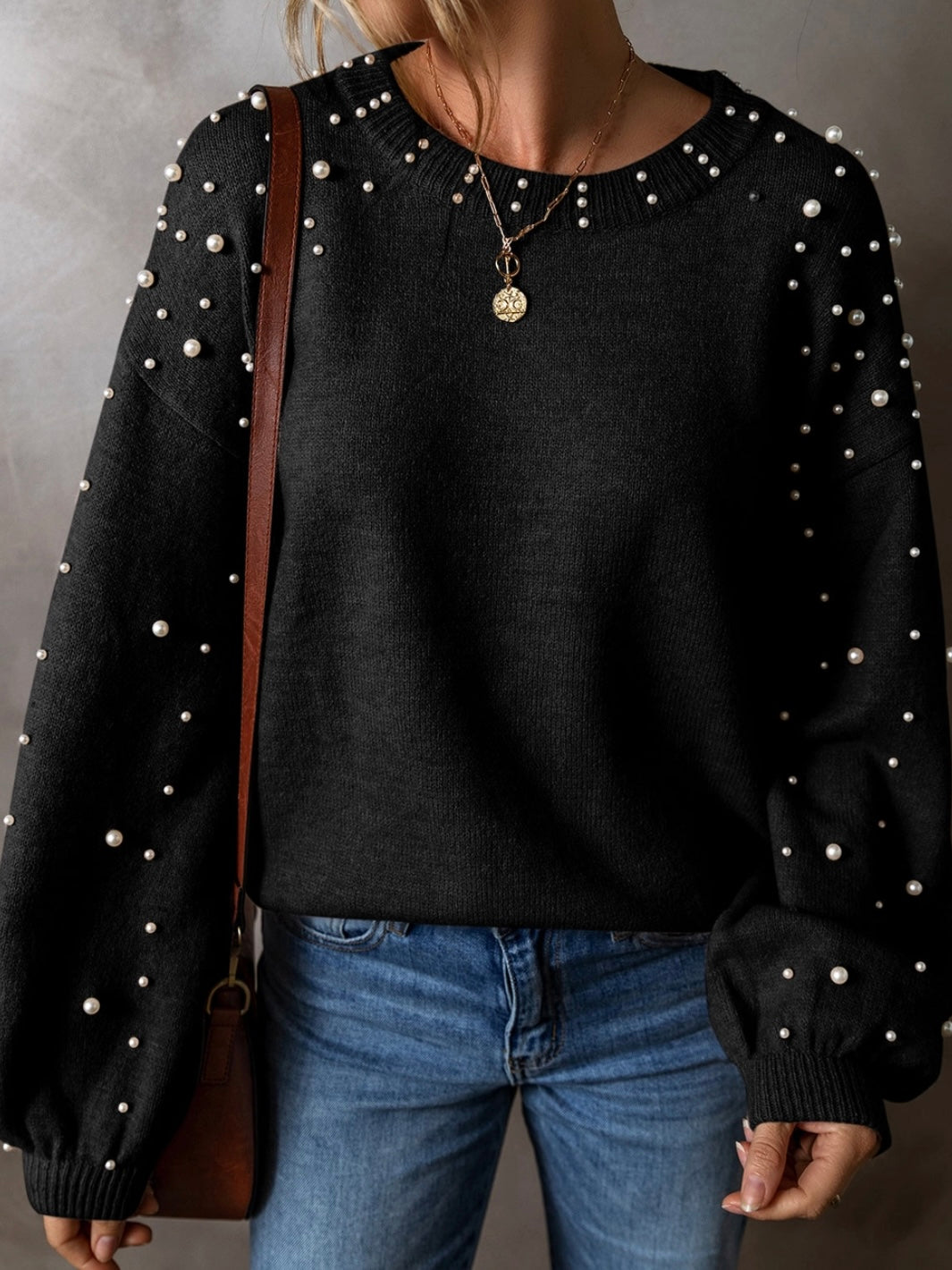 Pearled Sweater