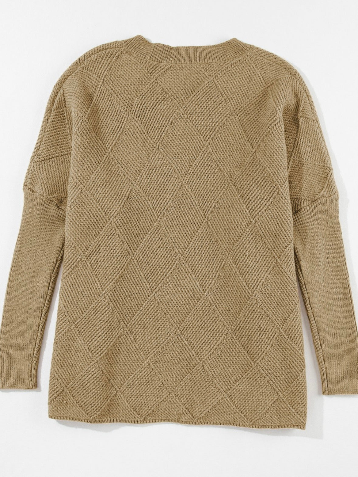 Checkered Boho Sweater