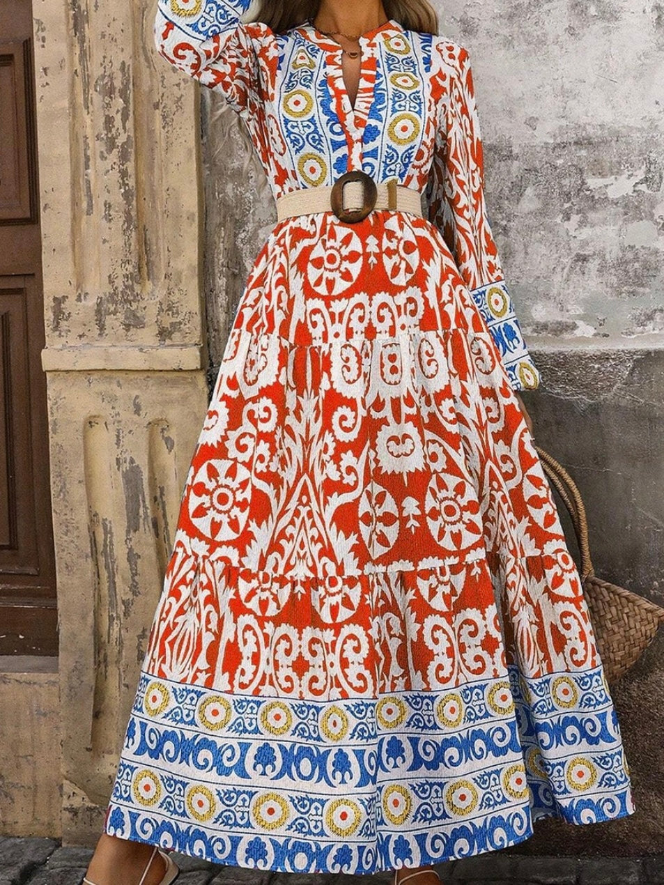 Spanish Boho Maxi Dress