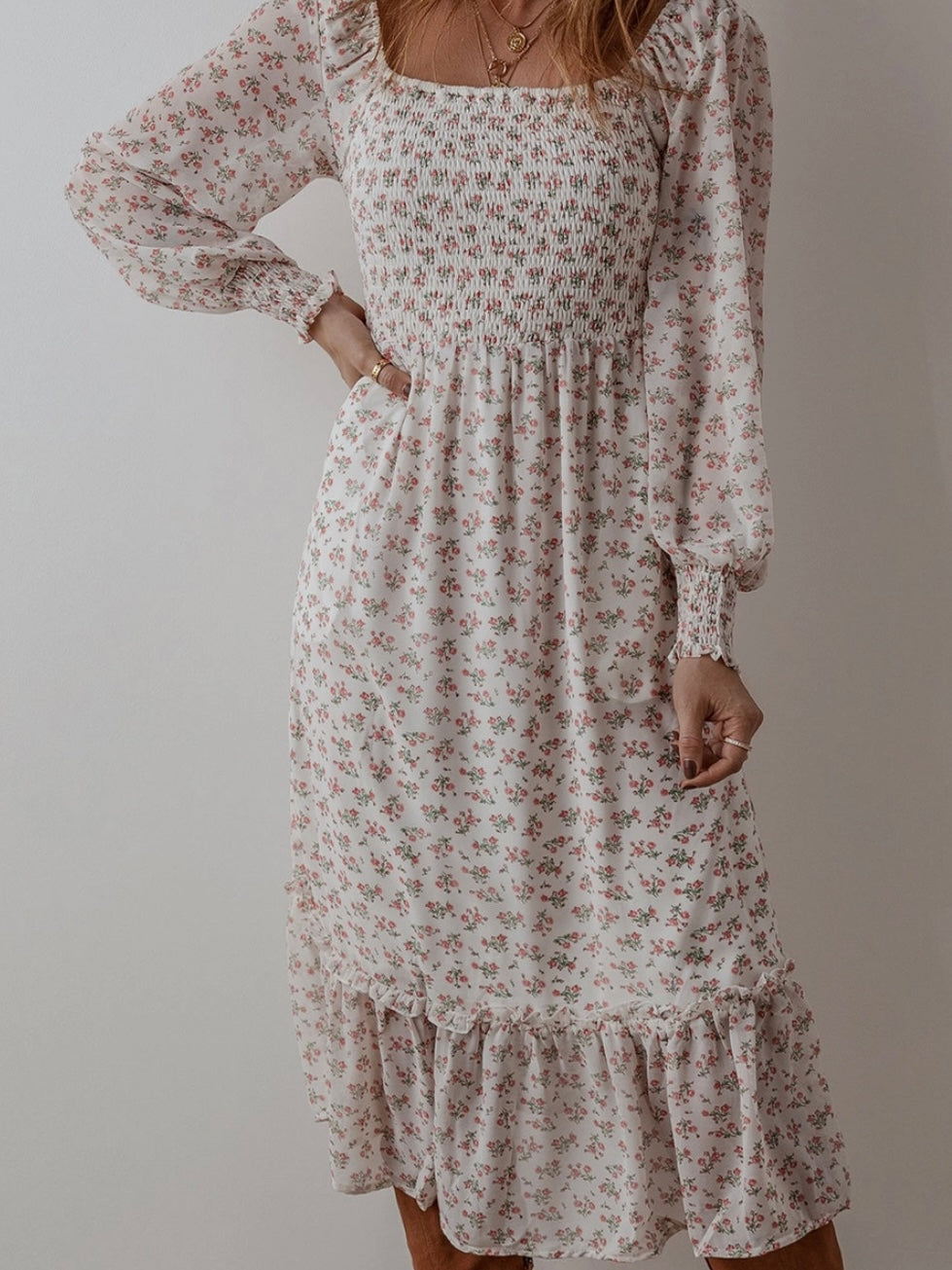 Falling in Floral Dress